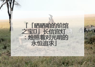 「晒晒咱的镇馆之宝⑮」长信宫灯：烛照着对光明的永恒追求