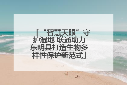 “智慧天眼”守护湿地 联通助力东明县打造生物多样性保护新范式