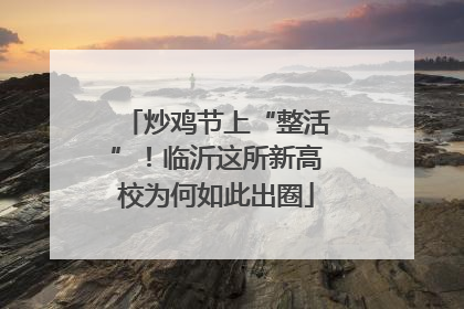 炒鸡节上“整活”！临沂这所新高校为何如此出圈