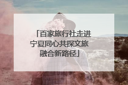 百家旅行社走进宁夏同心共探文旅融合新路径