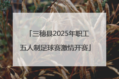 三穗县2025年职工五人制足球赛激情开赛