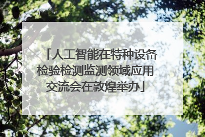 人工智能在特种设备检验检测监测领域应用交流会在敦煌举办