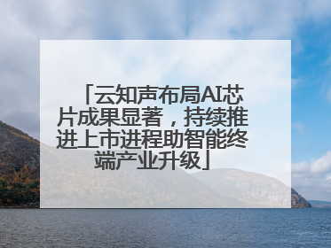 云知声布局AI芯片成果显著，持续推进上市进程助智能终端产业升级