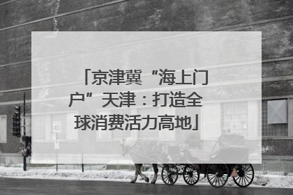 京津冀“海上门户”天津：打造全球消费活力高地