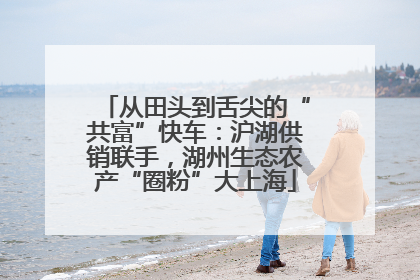 从田头到舌尖的“共富”快车：沪湖供销联手，湖州生态农产“圈粉”大上海