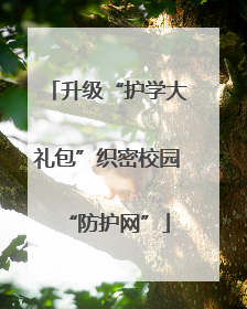 升级“护学大礼包”织密校园“防护网”