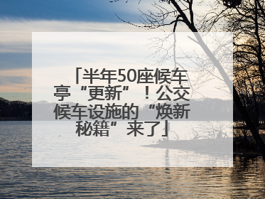 半年50座候车亭“更新”！公交候车设施的“焕新秘籍”来了