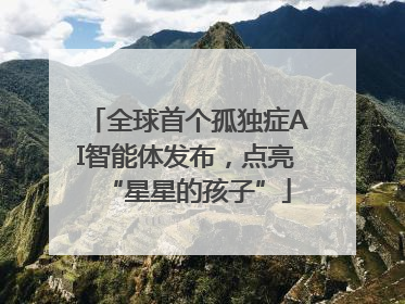 全球首个孤独症AI智能体发布，点亮“星星的孩子”