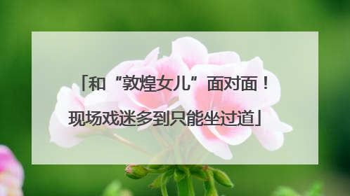 和“敦煌女儿”面对面！现场戏迷多到只能坐过道