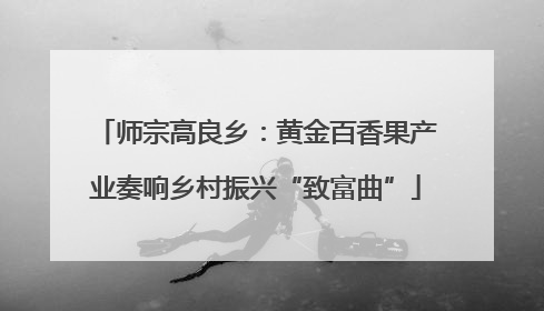 师宗高良乡：黄金百香果产业奏响乡村振兴“致富曲”