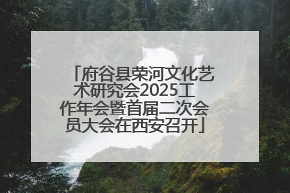 府谷县荣河文化艺术研究会2025工作年会暨首届二次会员大会在西安召开