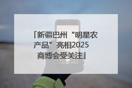 新疆巴州“明星农产品”亮相2025商博会受关注