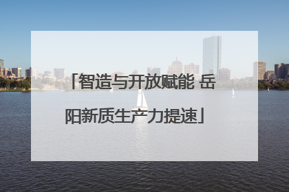 智造与开放赋能 岳阳新质生产力提速
