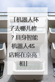 机器人坏了去哪儿修？具身智能机器人4S店将在京亮相