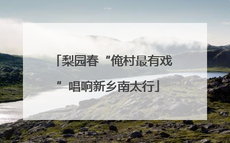 梨园春“俺村最有戏”唱响新乡南太行