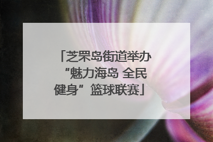 芝罘岛街道举办“魅力海岛 全民健身”篮球联赛