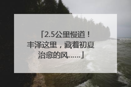 2.5公里慢道！丰泽这里，藏着初夏治愈的风……