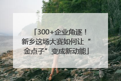 300+企业角逐！新乡这场大赛如何让“金点子”变成新动能
