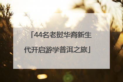 44名老挝华裔新生代开启游学普洱之旅